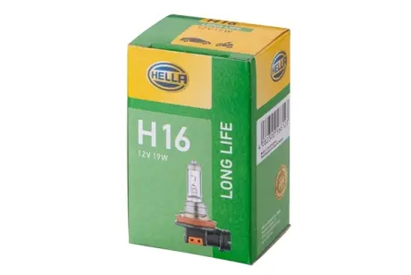 Лампа розжарювання H16 12V 19W PGJ19-3 LONG LIFE HELLA PAGID 8GH186996001