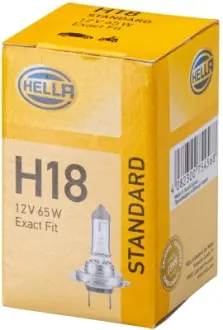 HELLA H18 12V 65W Лампа розжарювання (цоколь PY26d-1) STANDARD HELLA PAGID 8GH217337101