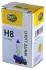 Лампа розжарювання White Light H8 12V 35W 4200K HELLA PAGID 8GH223498141 (фото 1)