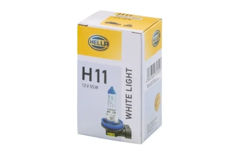 HELLA H11 12V 55W Лампа розжарювання WHITE LIGHT UP TO 300h, UP TO 4200 KELVIN HELLA PAGID 8GH223498151