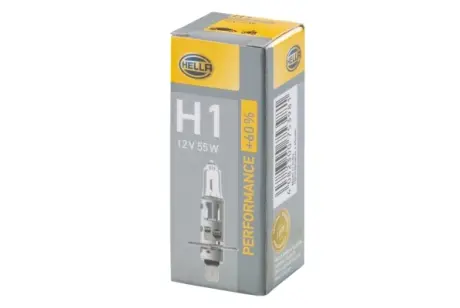 Лампа розжарювання PERFORMANCE UP 60% TO H1 12V 55W P14,5s HELLA PAGID 8GH223498211