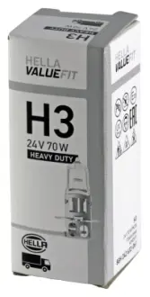 Лампа 24V H3 70W PK22s VALUEFIT HELLA PAGID 8GH 242 632-061