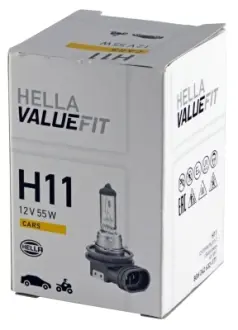 Лампа 12V H11 55W PGJ19-2 VALUEFIT HELLA PAGID 8GH 242 632-171
