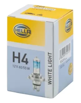 Лампа розжарювання, H4 12V 60/55W P43t, WL 4200K White Light HELLA PAGID 8GJ223498121