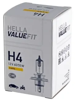 Лампа 12V H4 60/55W P43t VALUEFIT HELLA PAGID 8GJ 242 632-081