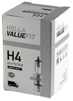 Лампа 24V H4 75/70W P43t VALUEFIT HELLA PAGID 8GJ 242 632-101