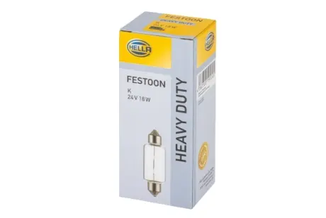 Лампа 18W 24V (патрон SV8,5) HELLA PAGID 8GM 002 091-241