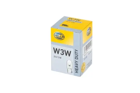 Лампа розжарювання, W3W 24V 3W W 2,1 x 9,5d HELLA PAGID 8GP003594241