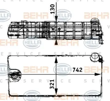 Бачок расширительный 2118101 HELLA PAGID 8MA 376 705-231