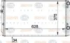 Радиатор VW Golf 1.6 1.9 91 - 99 HELLA PAGID 8MK 376 714-491 (фото 1)