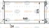 Радиатор Ford Galaxy 1.9 95-06Seat Alhambra 1.9,2.0 96-10VW Sharan 1.9,2.0 95-10 HELLA PAGID 8MK 376 719-711 (фото 1)