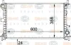 Радиатор Ford Focus 1.8, 2.0 99 -04 HELLA PAGID 8MK 376 720-301 (фото 1)