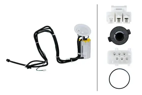 HELLA BMW Електробензонасос в зборі (з насосом) 5 (E60) 520 d 07-09 HELLA PAGID 8TF358304951