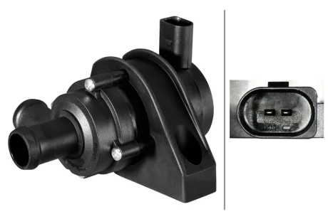 HELLA VW Додатковий водяний насос TRANSPORTER V 1.9-3.2 TDI 03-, MULTIVAN V 1.9-3.2 TDI 03 HELLA PAGID 8TW358304601
