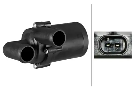 HELLA VW Додатковий водяний насос CC B7 1.4 15-16, JETTA 1.6 14-, PASSAT B6 1.9/2.0 05-, AUDI A3 Sportback 2.0 TFSI quattro 04-13, SKODA OCTAVIA 1.6 04-, YETI 2.0 15- HELLA PAGID 8TW358304641