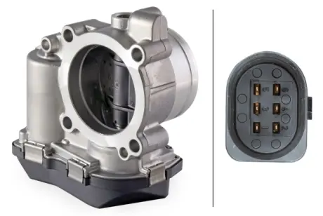 Дросельна заслінка 2.0FSI 16V VW PASSAT B6 05-10. Golf V 03-09. Jetta V 05-10. Golf Plus 05-14. Touran 03-10. EOS 06-15. AUDI A3 03-12. SKOD HELLA PAGID 8UK007623-391