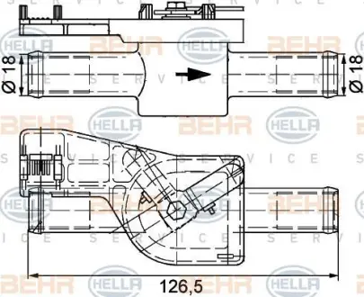 Клапан HELLA PAGID 9XL 351 328-091