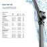 Комплект щіток склоочисника безкаркасних 550/450 мм HELLA PAGID 9XW358164031 (фото 6)