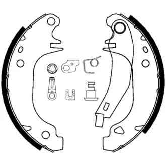 Комплект тормозных колодок HELLA PAGID H1001