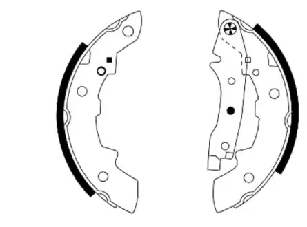 Комплект тормозных колодок HELLA PAGID H1039