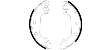 Комплект тормозных колодок HELLA PAGID H1046