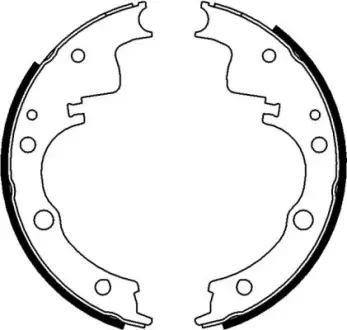 Комплект тормозных колодок HELLA PAGID H1698