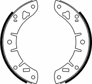 Комплект тормозных колодок HELLA PAGID H1700