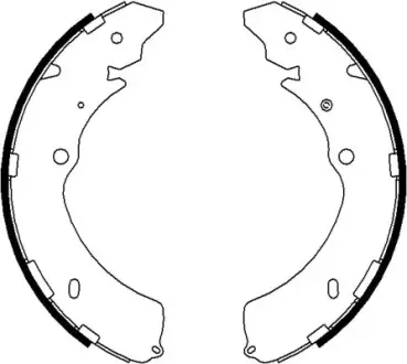 Комплект тормозных колодок HELLA PAGID H1705