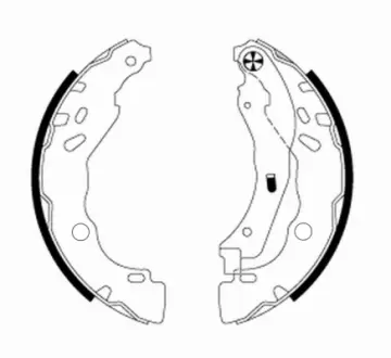Комплект тормозных колодок HELLA PAGID H1780