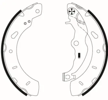 Комплект тормозных колодок HELLA PAGID H1805