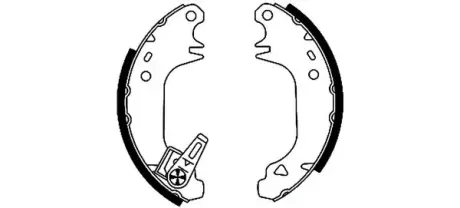 Комплект тормозных колодок HELLA PAGID H8055