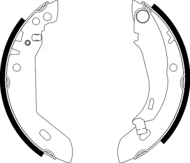 Комплект тормозных колодок HELLA PAGID H8060