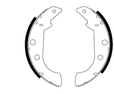 Комплект тормозных колодок HELLA PAGID H8600