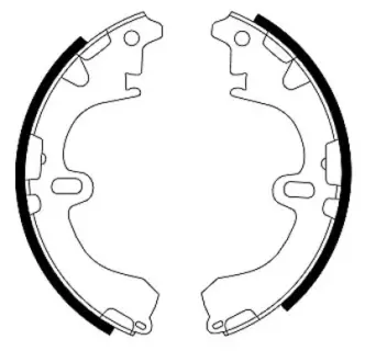 Комплект тормозных колодок HELLA PAGID H8970