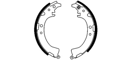 Комплект тормозных колодок HELLA PAGID H8975