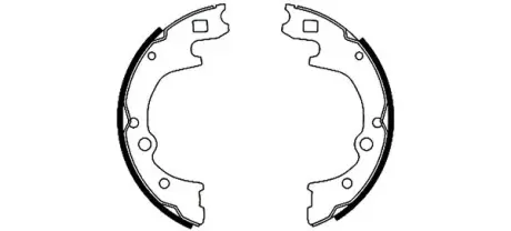 Комплект тормозных колодок HELLA PAGID H9260