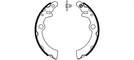 Комплект тормозных колодок HELLA PAGID H9290
