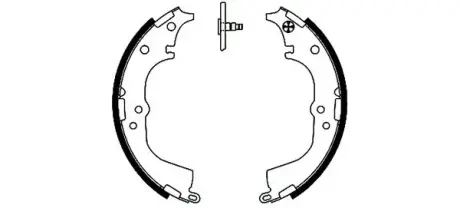 Комплект тормозных колодок HELLA PAGID H9295