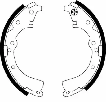 Комплект тормозных колодок HELLA PAGID H9305