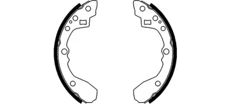 Комплект тормозных колодок HELLA PAGID H9395