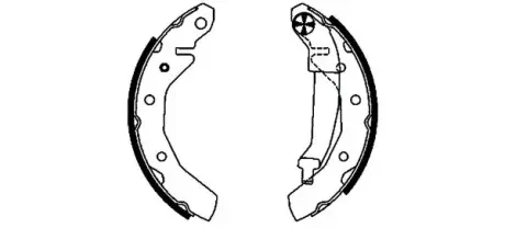 Комплект тормозных колодок HELLA PAGID H9560