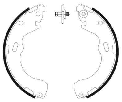 Комплект тормозных колодок HELLA PAGID H9620
