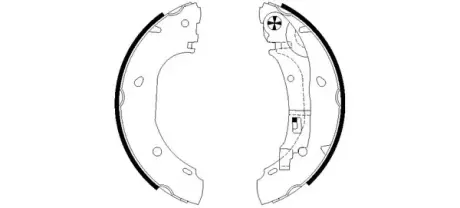 Комплект тормозных колодок HELLA PAGID H9635