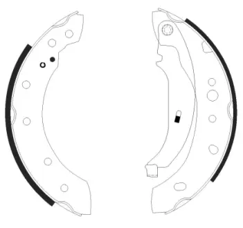 Комплект тормозных колодок HELLA PAGID H9680