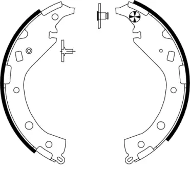 Комплект тормозных колодок HELLA PAGID H9745