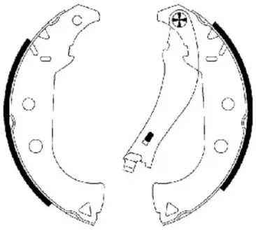 Комплект тормозных колодок HELLA PAGID H9825