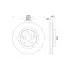 Диск тормозной HELLA PAGID ND1048K (фото 1)