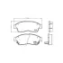 Колодки гальмівні дискові передні Toyota Corolla, RAV-4 1.6, 1.9, 2.0 (97-00) NISSHINBO HELLA PAGID NP1000 (фото 1)