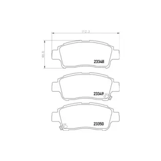 Колодки гальмівні дискові передні Toyota Yaris 1.0, 1.3, 1.4 (01-05), Yaris 1.5 (10-) NISSHINBO HELLA PAGID NP1007
