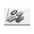 Гальмівні колодки TOYOTA Avensis/Corolla/Matrix "F "01-14 HELLA PAGID NP1009 (фото 2)